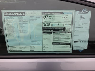 2026 Honda Accord Sedan SE