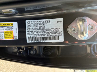 2026 Honda Accord Sedan SE