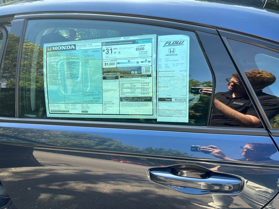 2026 Honda Accord Sedan SE