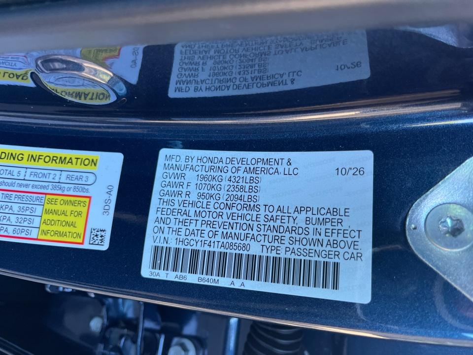2026 Honda Accord Sedan SE