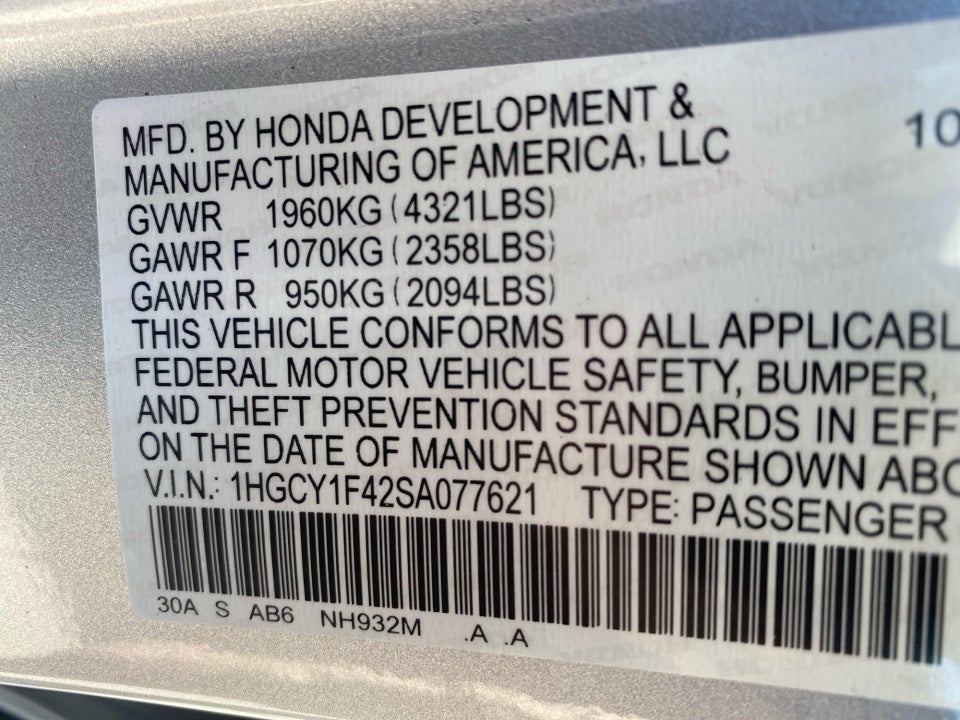 2025 Honda Accord Sedan SE