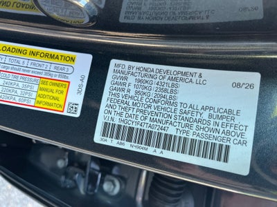 2026 Honda Accord Sedan SE