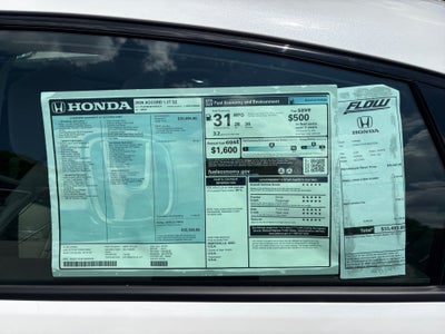 2026 Honda Accord Sedan SE