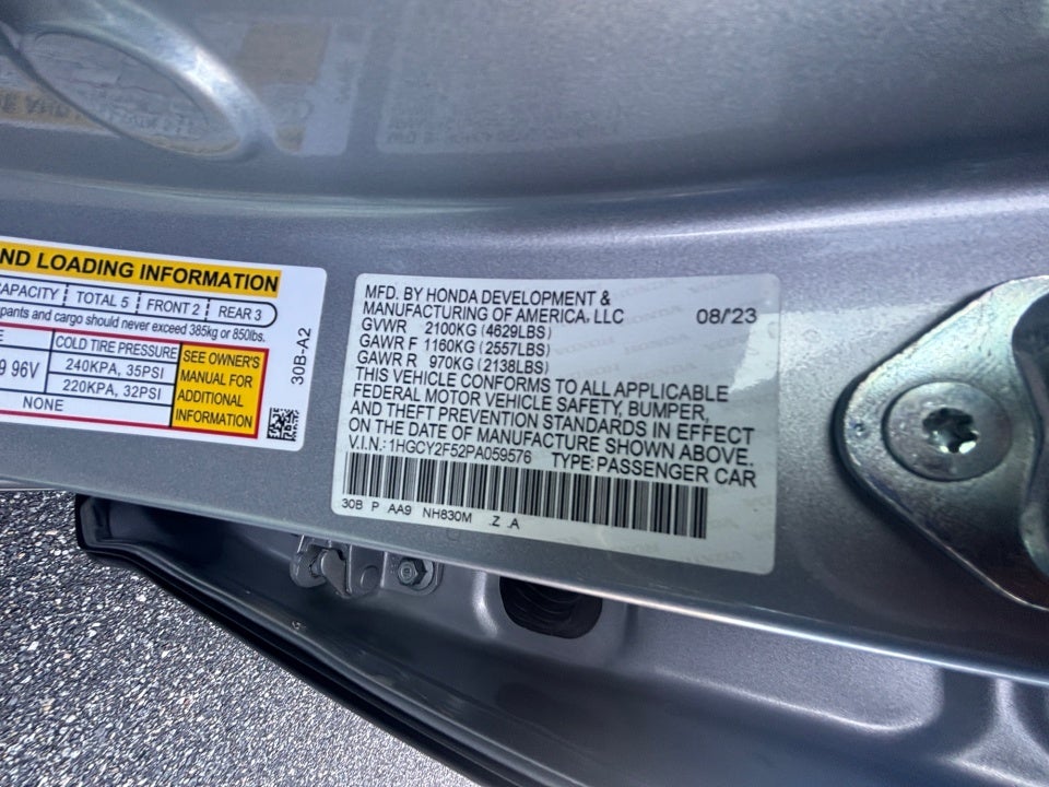 2023 Honda Accord Hybrid Sport