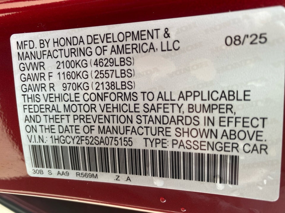 2025 Honda Accord Hybrid Sport