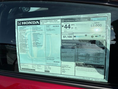 2026 Honda Accord Hybrid Sport