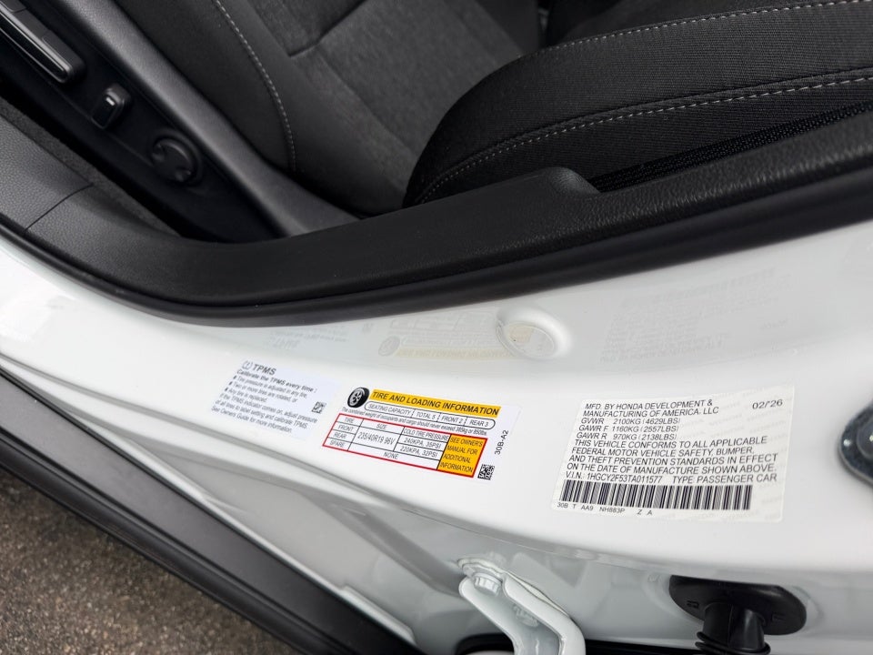 2026 Honda Accord Hybrid Sport