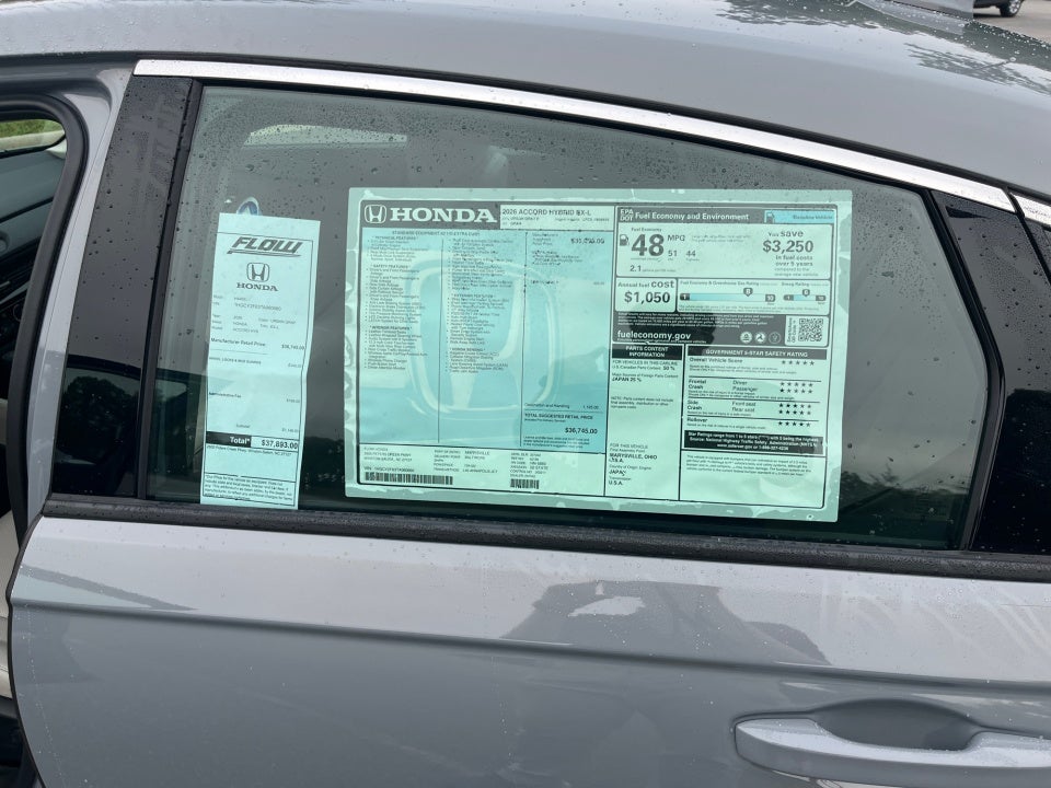 2026 Honda Accord Hybrid EX-L