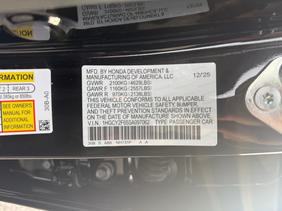 2025 Honda Accord Hybrid EX-L