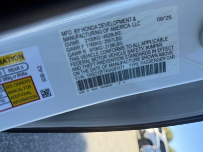 2025 Honda Accord Hybrid Sport-L