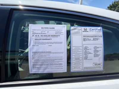 2025 Honda Accord Hybrid Touring