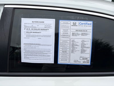 2024 Honda Civic Sedan EX