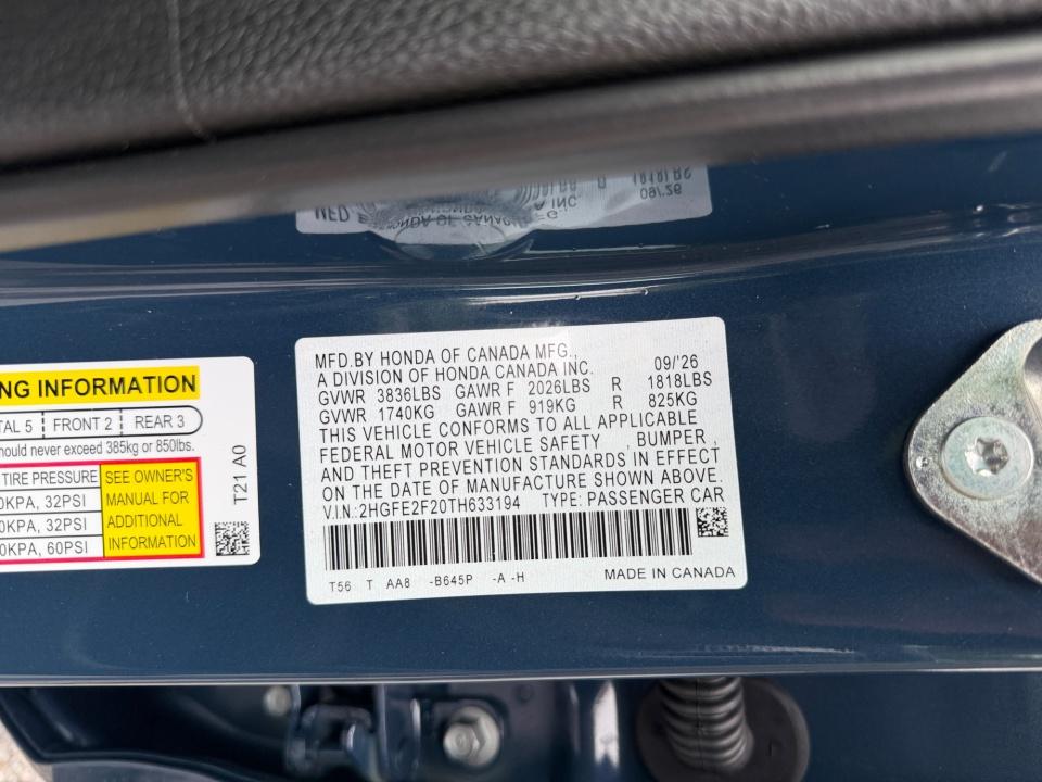 2026 Honda Civic Sedan LX