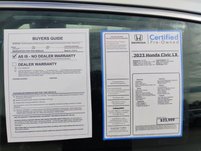 2023 Honda Civic Sedan LX