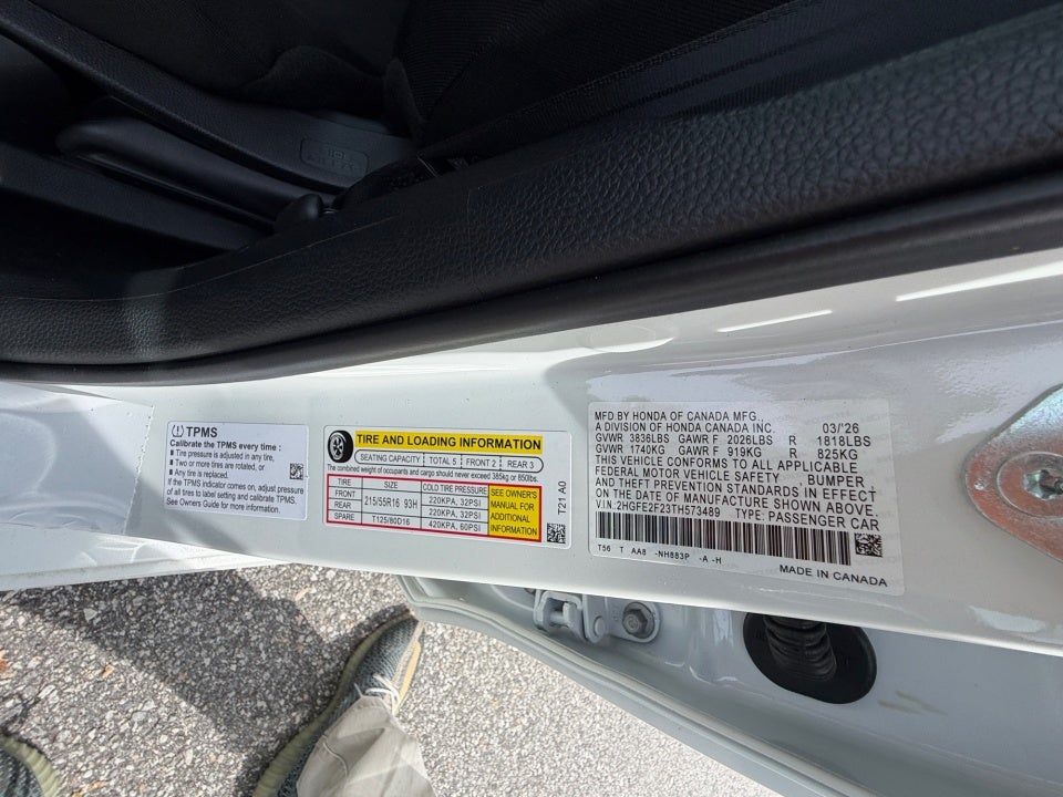 2026 Honda Civic Sedan LX