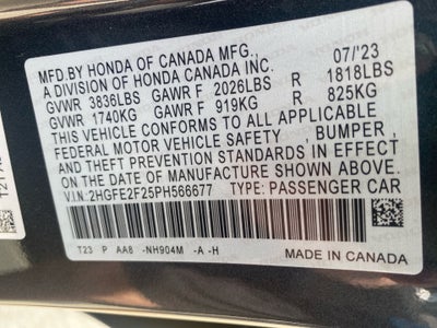 2023 Honda Civic Sedan LX