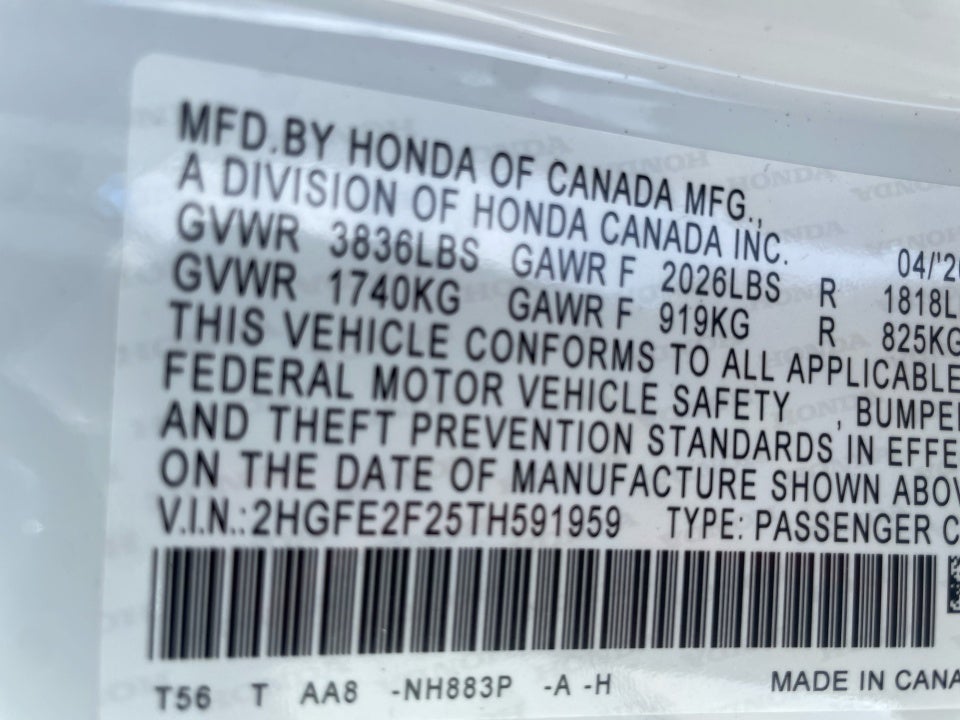 2026 Honda Civic Sedan LX