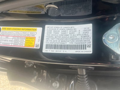 2026 Honda Civic Sedan Sport