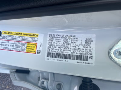 2026 Honda Civic Sedan Sport