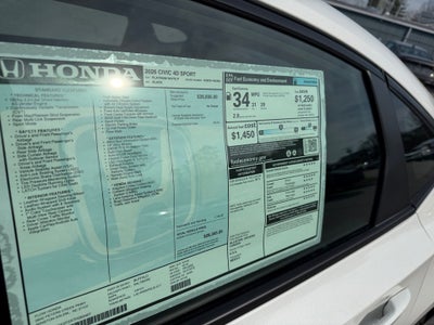 2026 Honda Civic Sedan Sport