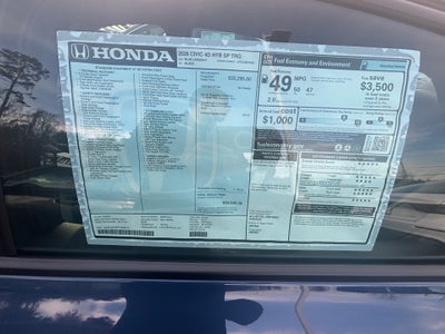 2026 Honda Civic Hybrid Sport