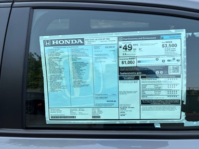 2026 Honda Civic Hybrid Sport Touring