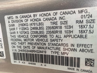 2024 Honda CR-V EX 2WD