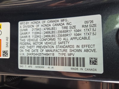 2026 Honda CR-V LX AWD