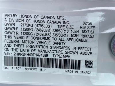 2026 Honda CR-V EX AWD