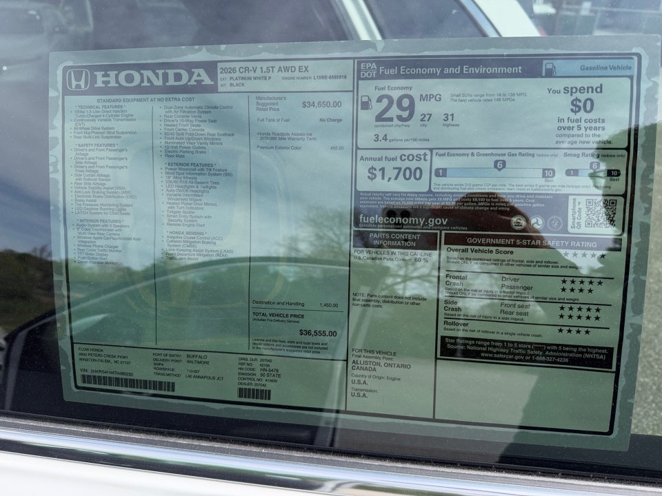 2026 Honda CR-V EX AWD