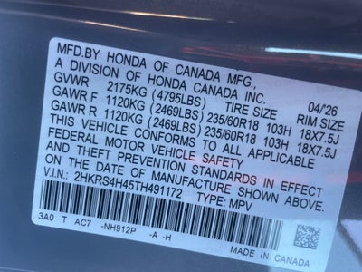 2026 Honda CR-V EX AWD