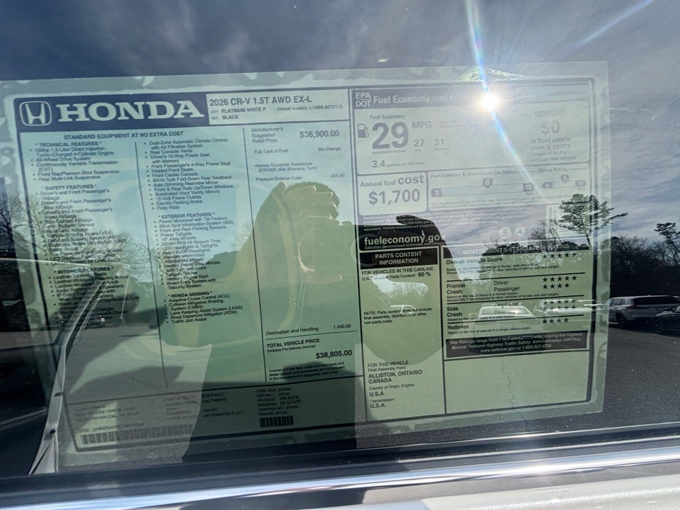 2026 Honda CR-V EX-L AWD
