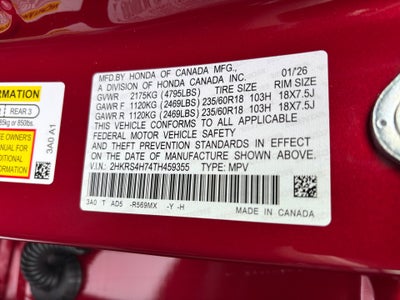 2026 Honda CR-V EX-L AWD