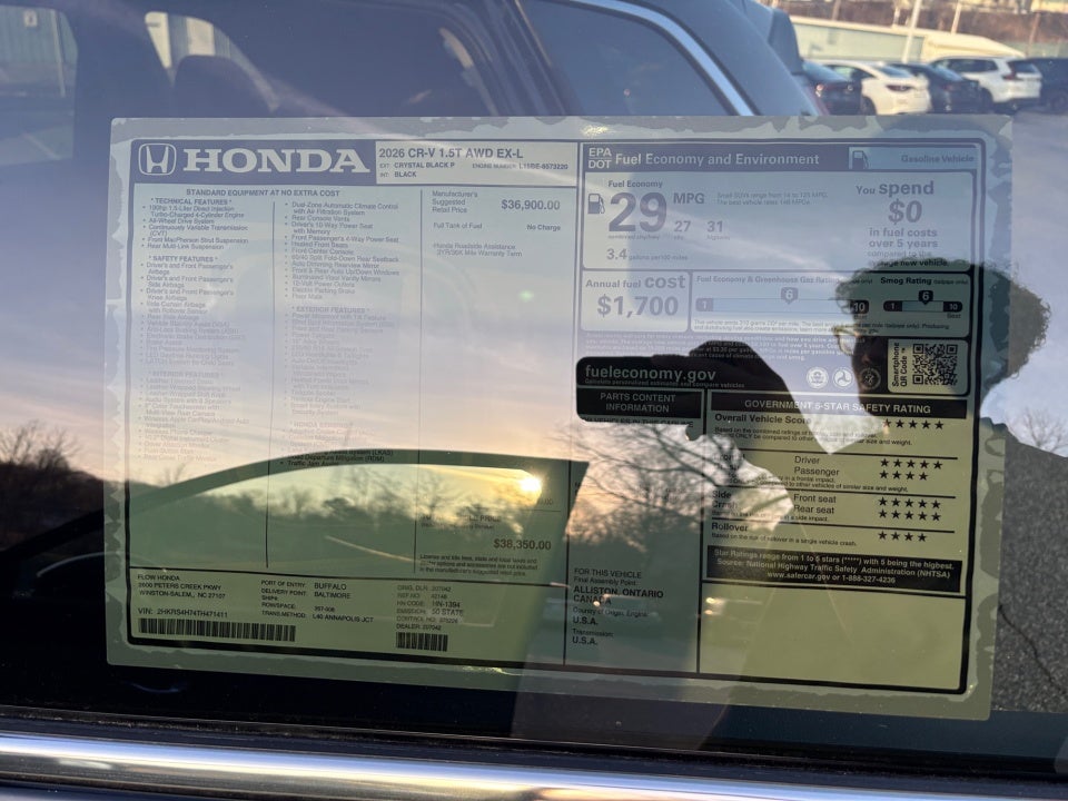 2026 Honda CR-V EX-L AWD