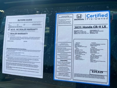 2021 Honda CR-V AWD LX