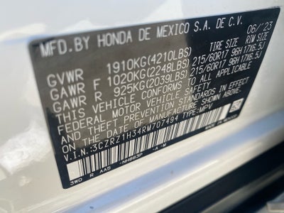 2024 Honda HR-V 2WD LX