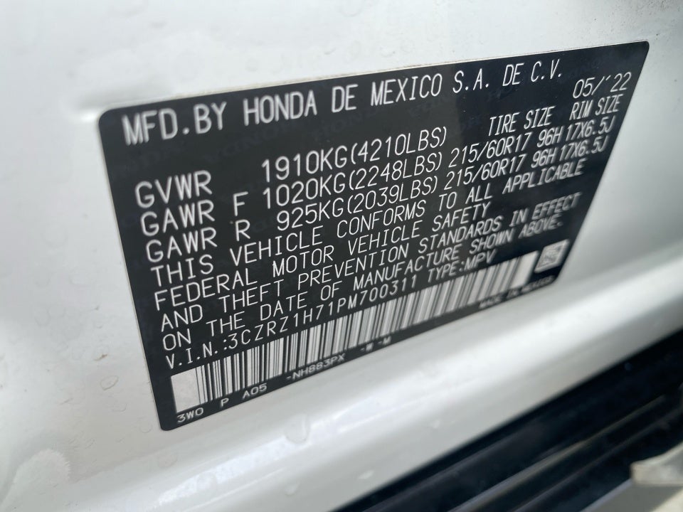 2023 Honda HR-V 2WD EX-L