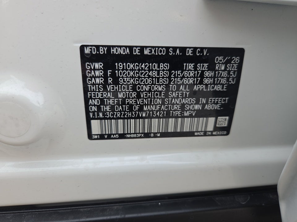 2027 Honda HR-V LX