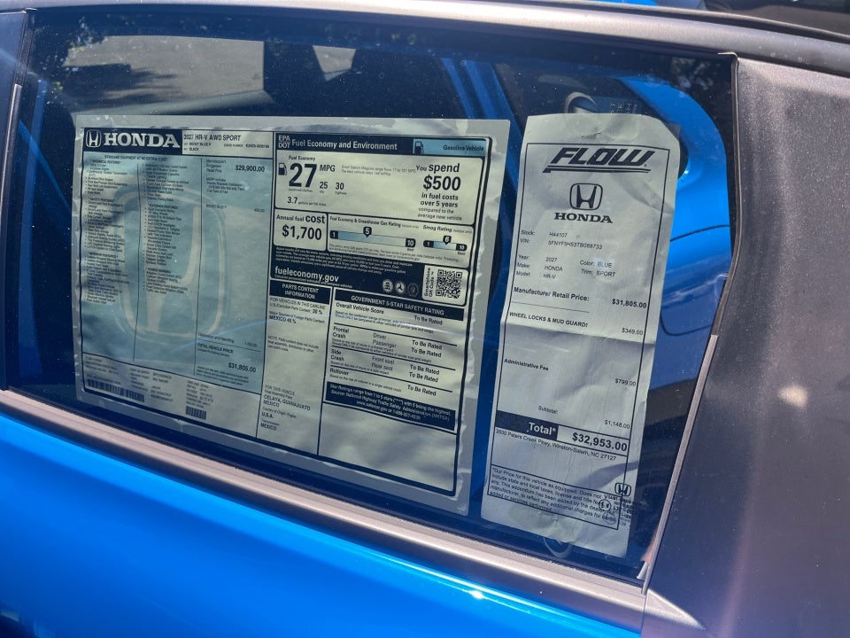 2027 Honda HR-V Sport