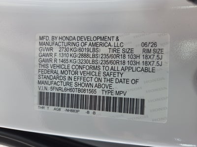 2026 Honda Odyssey EX-L