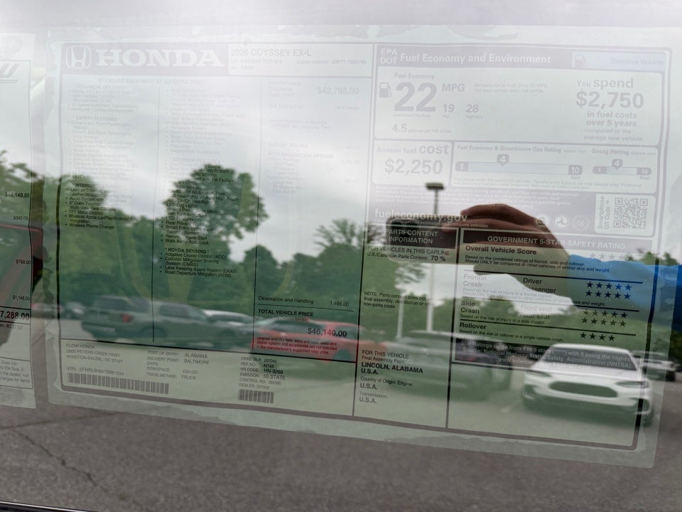 2026 Honda Odyssey EX-L