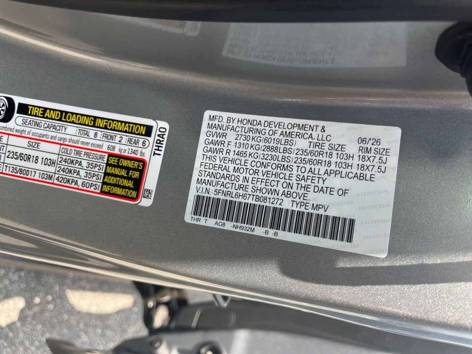 2026 Honda Odyssey EX-L