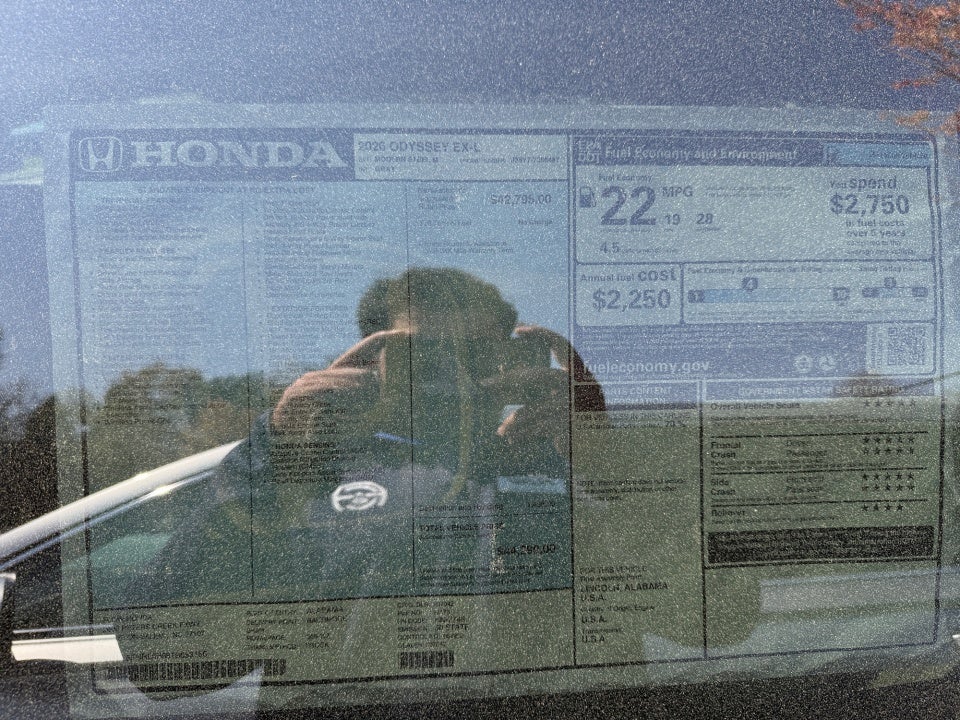 2026 Honda Odyssey EX-L