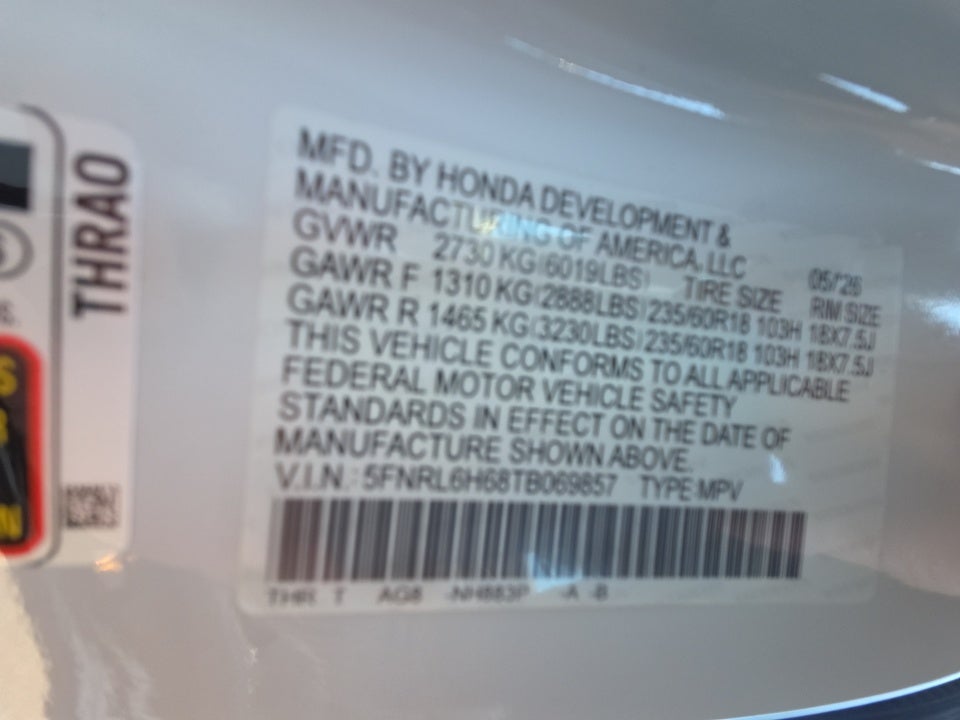 2026 Honda Odyssey EX-L