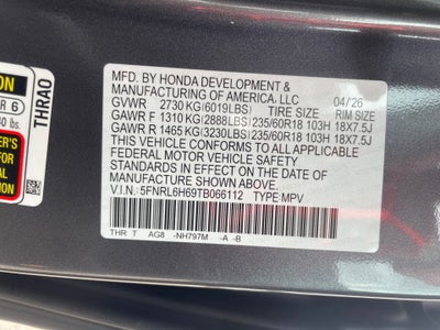 2026 Honda Odyssey EX-L