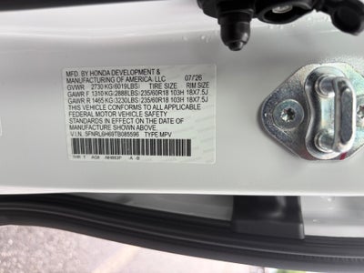 2026 Honda Odyssey EX-L