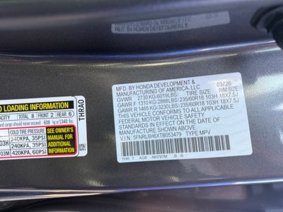 2026 Honda Odyssey EX-L