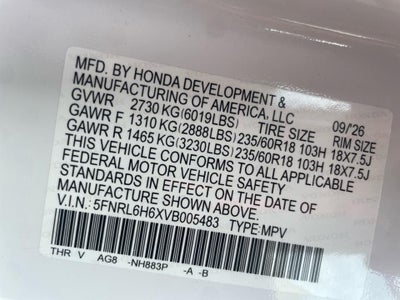 2027 Honda Odyssey EX-L