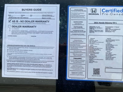 2021 Honda Odyssey EX-L