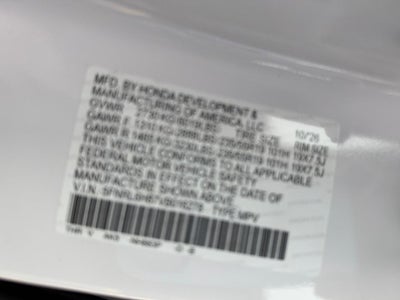 2027 Honda Odyssey Touring